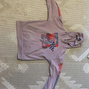 (used) MarioKart ‘92 hoodie purple size XL kids unisex